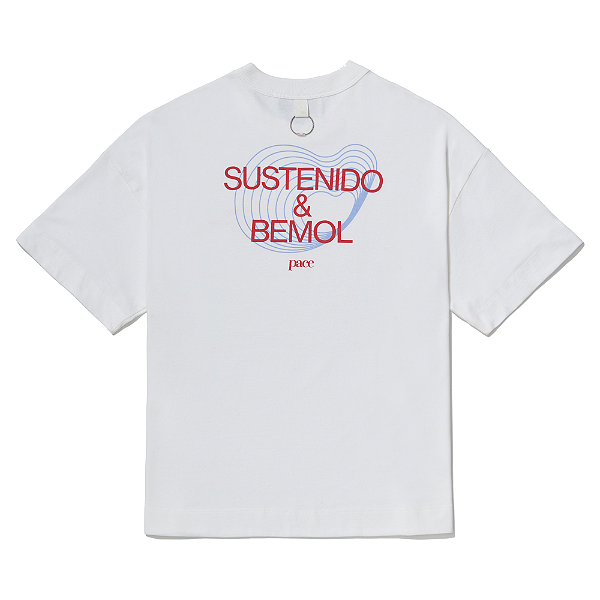 Camiseta Pace Sustenido & Bemol Oversized Off White
