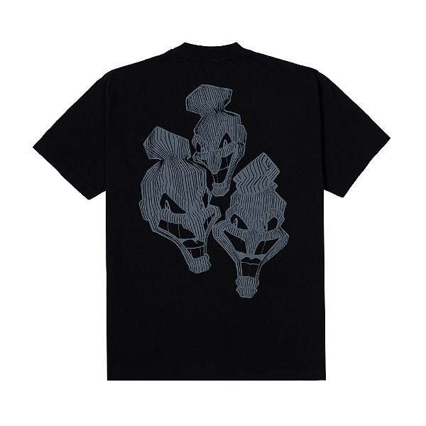 Camiseta Sufgang Podpah Threemask (Três Máscaras) Preto