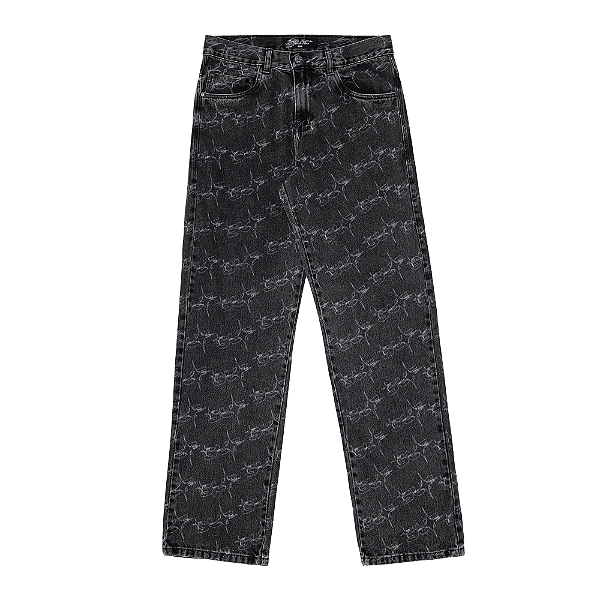 Calça Jeans Sufgang SUFSTAR Monograma Preto