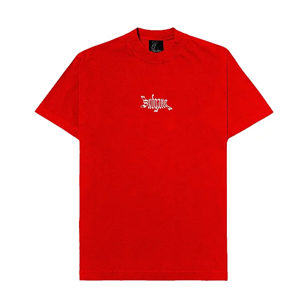 Camiseta Sufgang Basic Vermelha Logo Branca