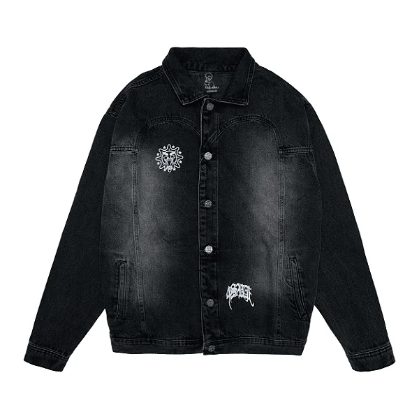 Jaqueta Jeans Sufgang x Glogang Denim Marrom