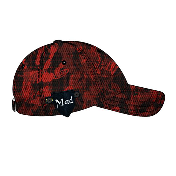 Boné MAD Enlatados Padronagem Vermelho