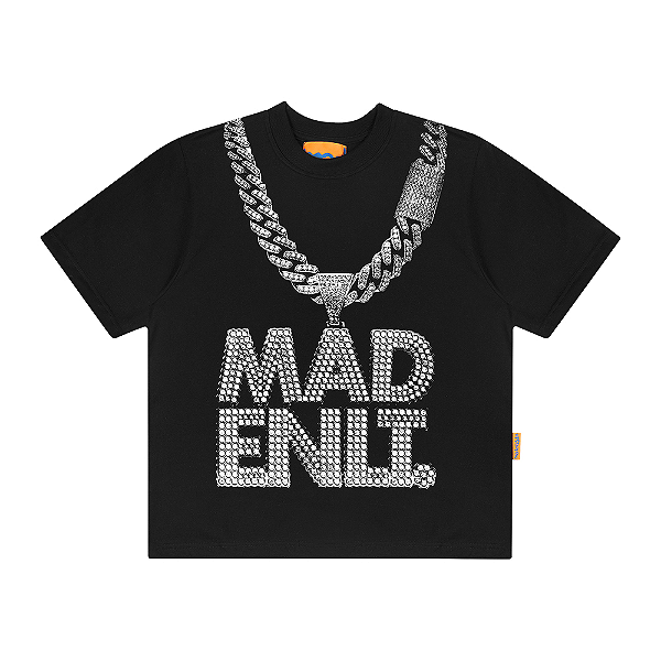Camiseta MAD Enlatados Correntão Preto
