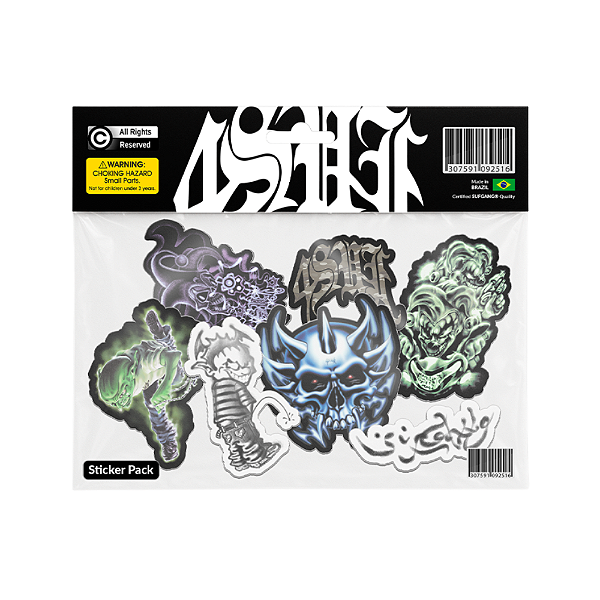 Pack de Adesivos Sufgang New Drop