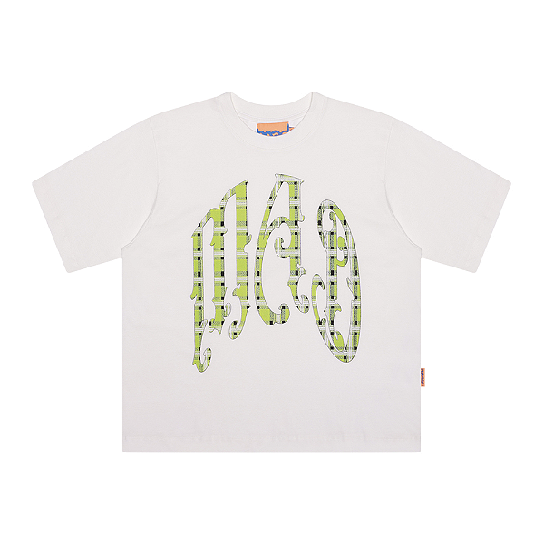 Camiseta MAD Enlatados Xadrez Verde Off White