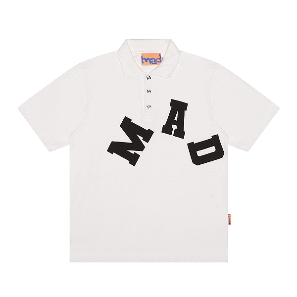 Camisa Polo MAD Enlatados College Off White