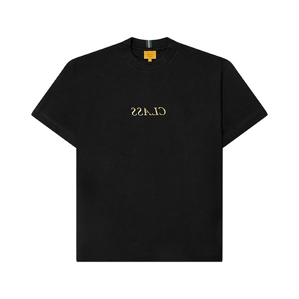 Camiseta Class Inverso Gold Preto