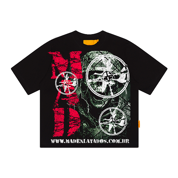 Camiseta Mad Enlatados Caverão Preto