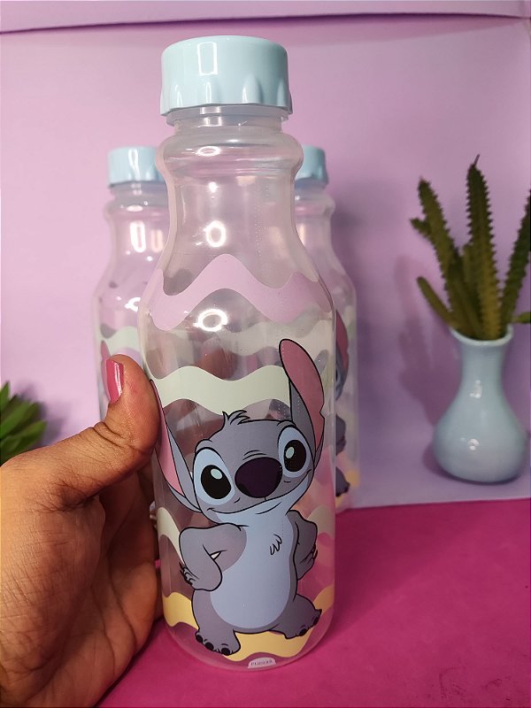 Garrafa Plástica Stitch Retro 500 ml - Plasútil