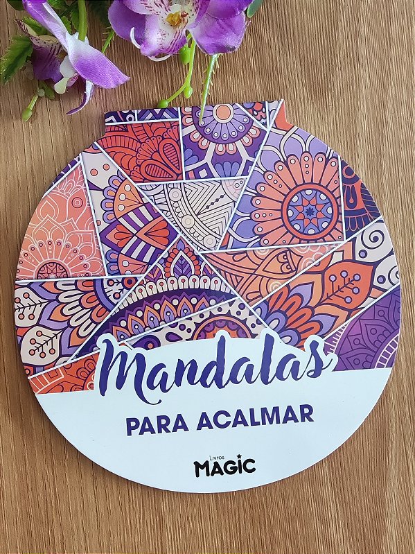 Livro de Colorir Mandalas para Acalmar 24Pgs - Magic Kids