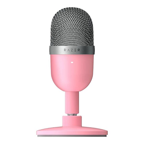 Microfone Razer Seiren Mini Quartz Pink USB Rosa