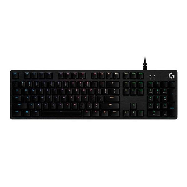 Teclado Gamer Logitech Mecânico G512 SE RGB Switch Clicky Layout US