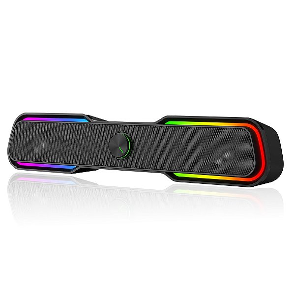 Caixa de Som T-Dagger Soundbar Gamer X-Ray RGB