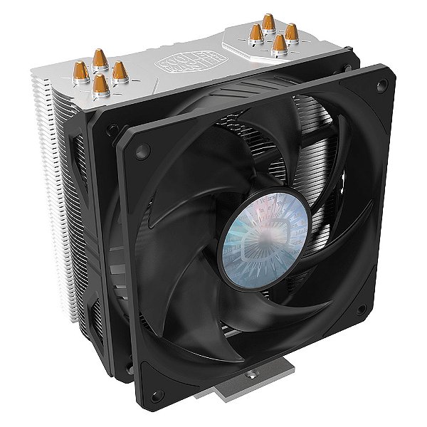 Cooler Para Processador Cooler Master Hyper 212 Evo V2, 120mm, AMD/Intel, Preto/Prata