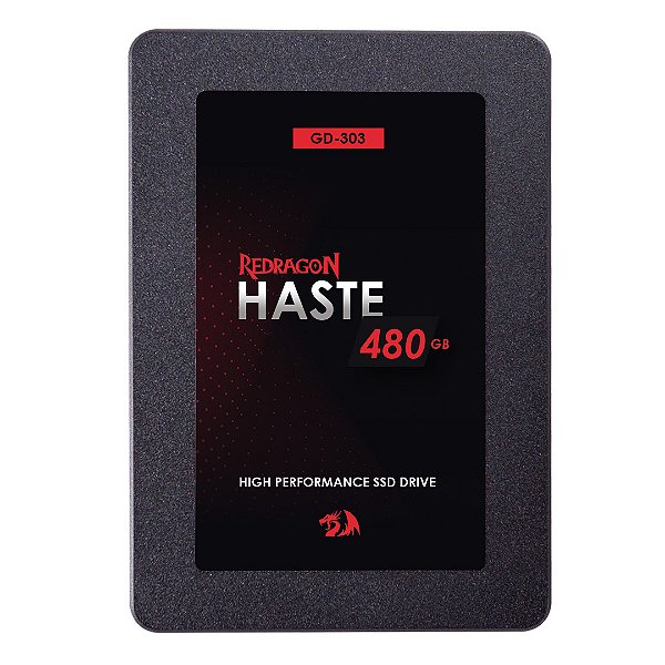 SSD Redragon Haste 480GB, Leitura: 550MB/s e Gravação: 470MB/s
