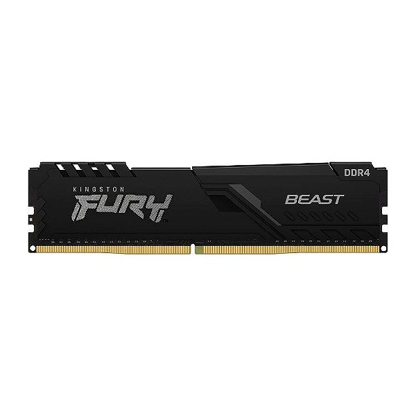 Memória Kingston Fury Beast, 4GB, 2666MHz, DDR4, CL16, Preto
