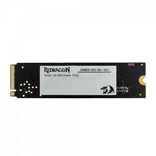 SSD Redragon Ember, 512GB, M.2 2280 NVMe, Leitura 2465MB/s E Gravação 2410MB/s