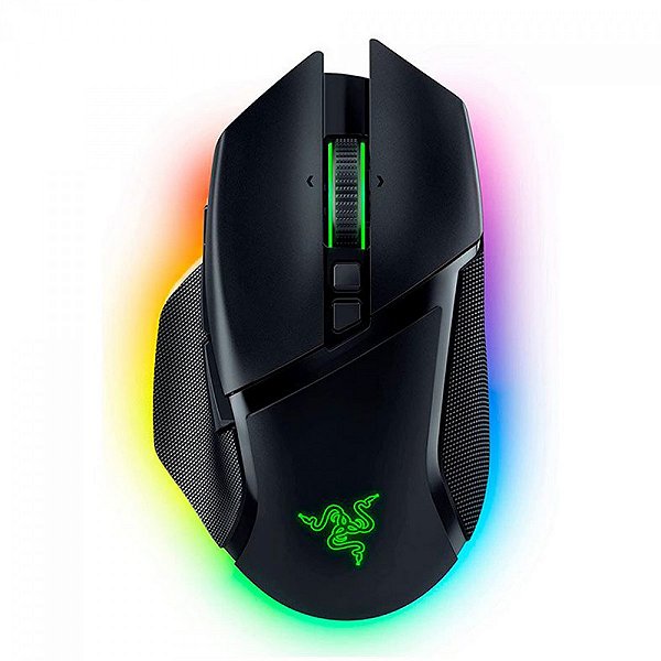 Mouse Gamer Sem Fio Razer Basilisk V3 Pro, Chroma, 11 Botões Programáveis, 30000 DPI, Black