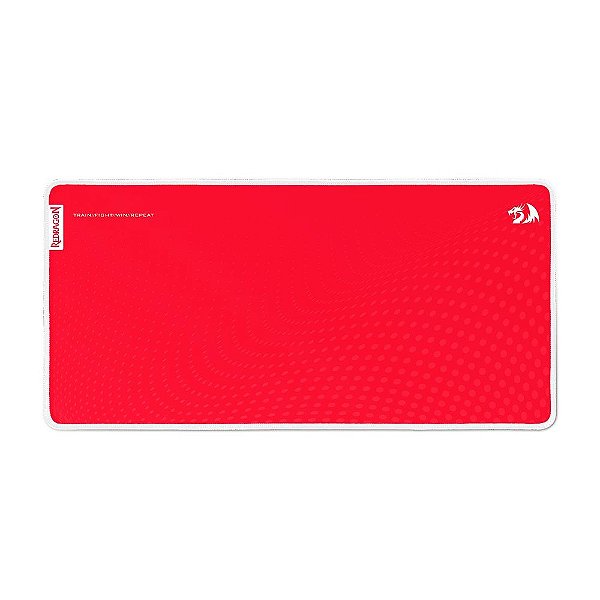 Mousepad Gamer Redragon Kunlun L, Speed, Extra Grande (880x420mm), Vermelho e Branco