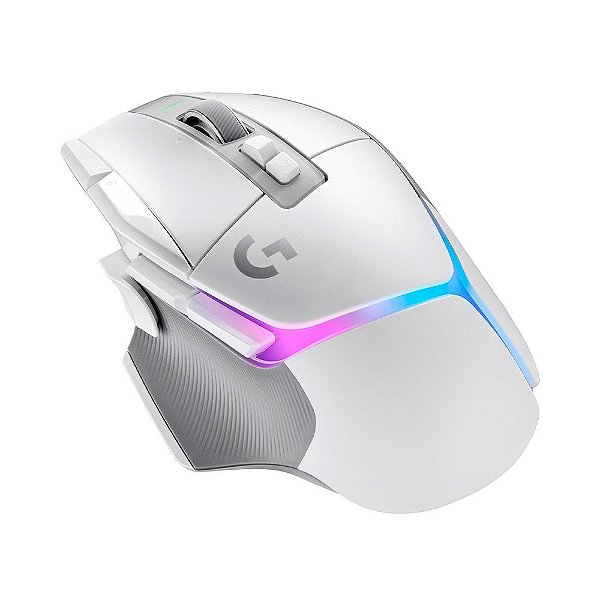 Mouse Gamer Sem Fio Logitech G502 X Plus, RGB, 25600 DPI, 13 Botões, Switch, Branco