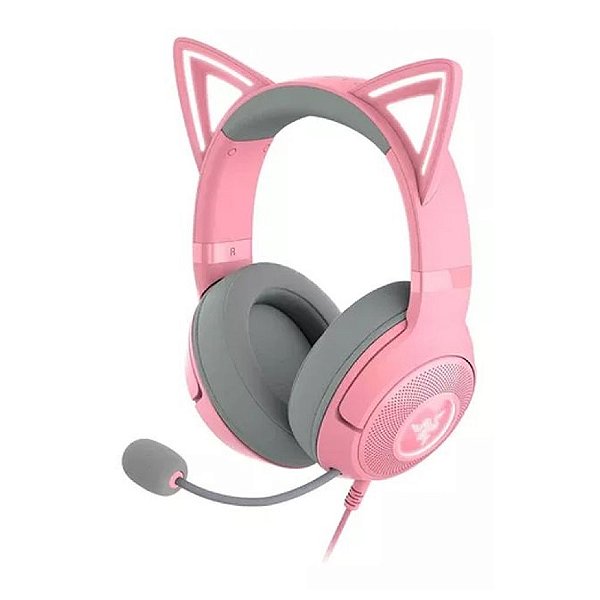 Headset Razer Kraken Kitty V2, USB, Quartz