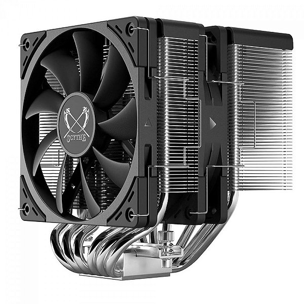 Cooler Para Processador Scythe Fuma 3, 120mm, Intel-AMD, Preto