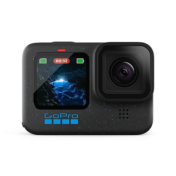 Câmera GoPro Hero 12 Black, à Prova D'água com 5.3K60, 27MP, Vídeo + Foto HDR, HyperSmooth 6.0