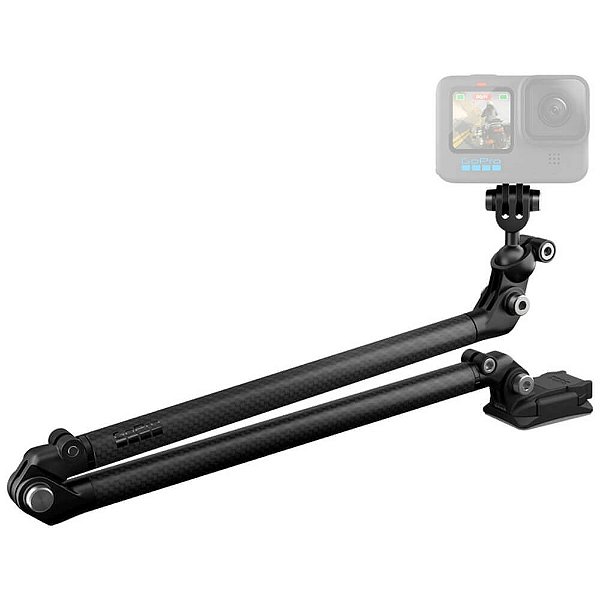 Suporte GoPro Boom + Adesivos Curvo e Reto