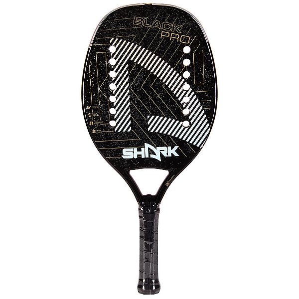 Raquete Beach Tennis Shark Black Preto