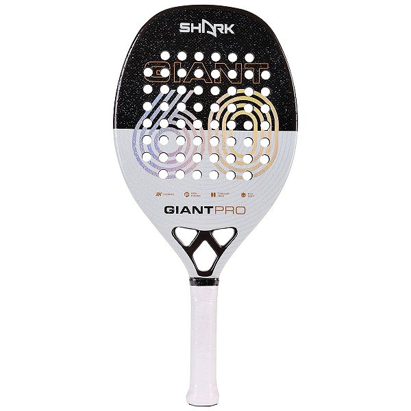 Raquete Beach Tennis Shark Giant Branco