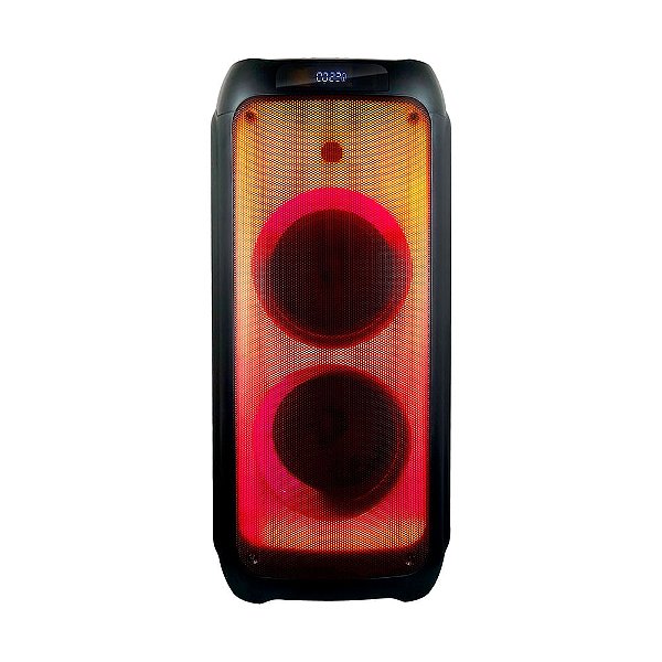 Caixa De Som Pulse Flamebox 800W, RMS/BT/LED, Preto