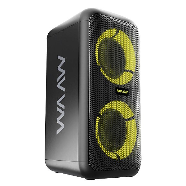 Caixa de som Bluetooth WAAW by ALOK Sound Box Infinite 200, 160W RMS, 12 Horas de Música
