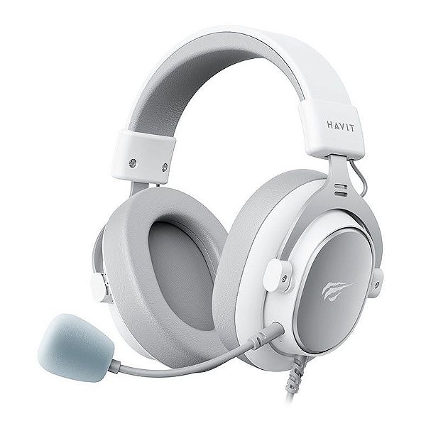 Headset Gamer Havit H2015SE, 3.5mm, Drivers 53mm, Branco