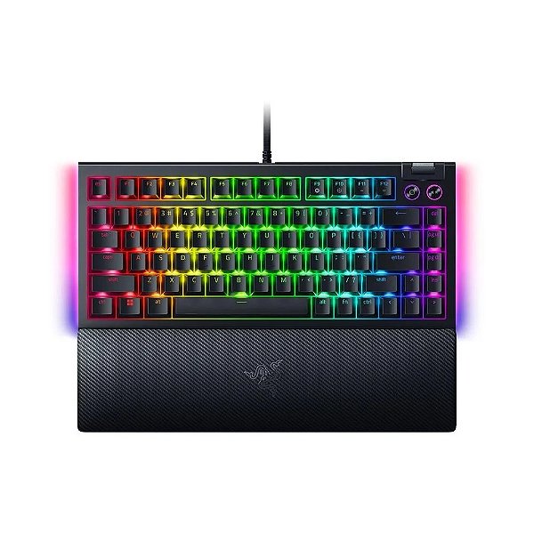 Teclado Mecânico Gamer Razer BlackWidow V4, Chroma RGB, Switches Mecânicos Razer, 75%, Anti-Ghosting, Preto