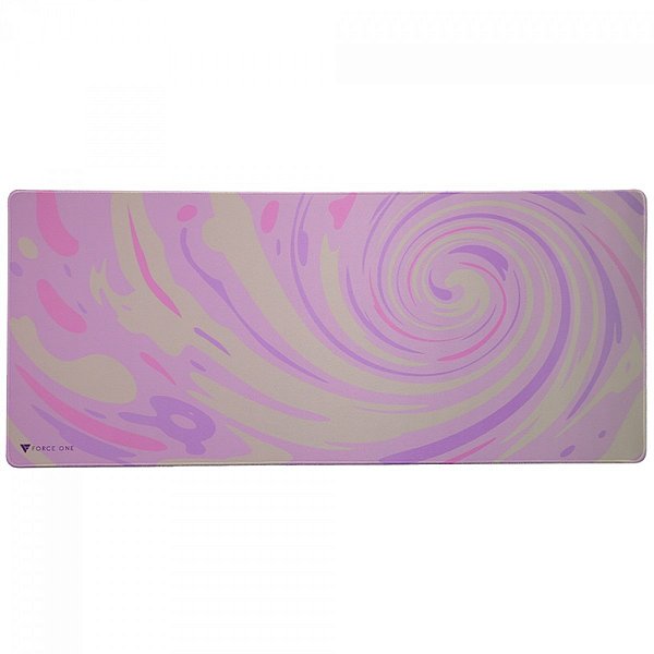 Mousepad Gamer Force One Skyhawk Candy Swirl XXL, 900x400x3mm, Lilás