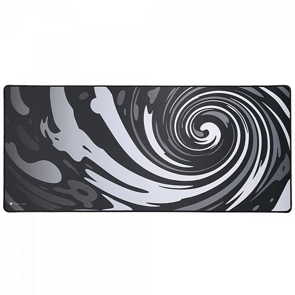 Mousepad Gamer Force One Skyhawk Swirl XXL, 900x400x3mm, Preto