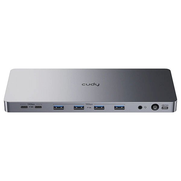 Dock Station Cudy USB-C Duplo 4K 10 Gbps - CS700