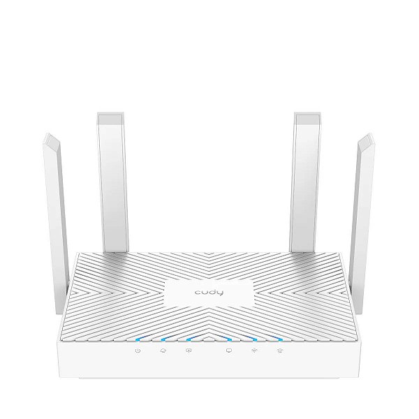 Roteador Cudy AC1200 WR1300E Gigabit Dual Band 867 Mbps 4 Antenas Branco