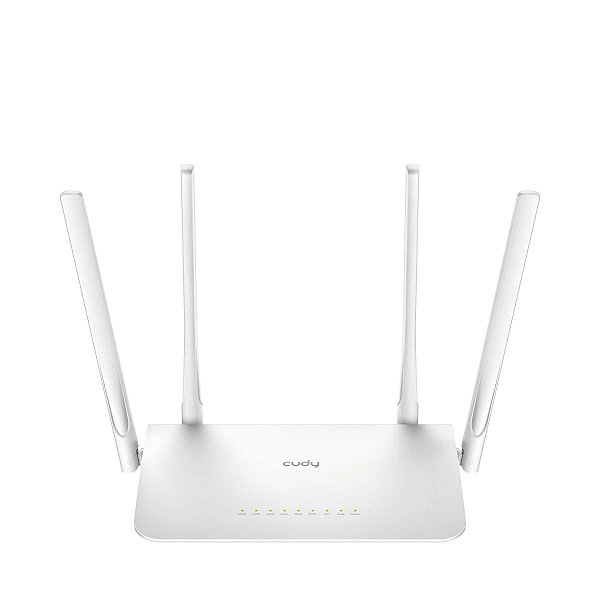 Roteador Cudy AC1200 WR1300 Gigabit Mesh Dual Band 867 Mbps 4 Antenas Branco