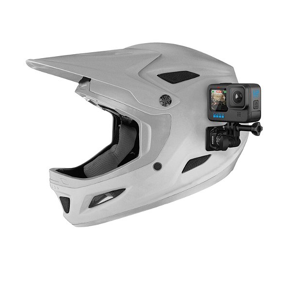 Suporte Frontal GoPro + Lateral Para Capacete