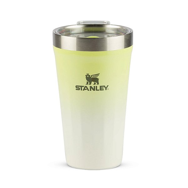 Copo Térmico Stanley Texturizado Com Tampa 8817 Pear Gradient 473Ml