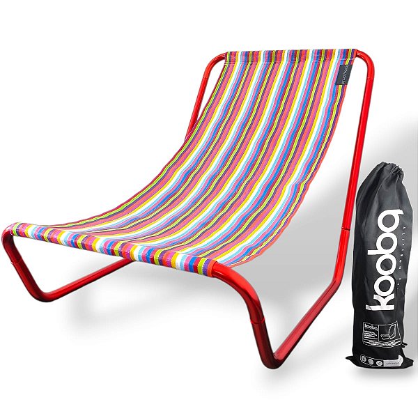 Cadeira de Alumínio Portátil Swiss Red Ipanema - Koobq