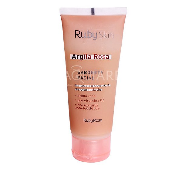 Sabonete Facial Argila Rosa Ruby Skin Ruby Rose