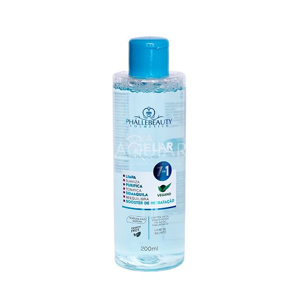 Água Micelar Ácido Hialurônico Phallebeauty