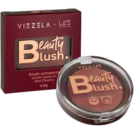 Beauty Blush Compacto Red Mocha Vizzela + La’s