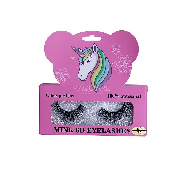 Cílios Postiços Mink 6D Eyelashes