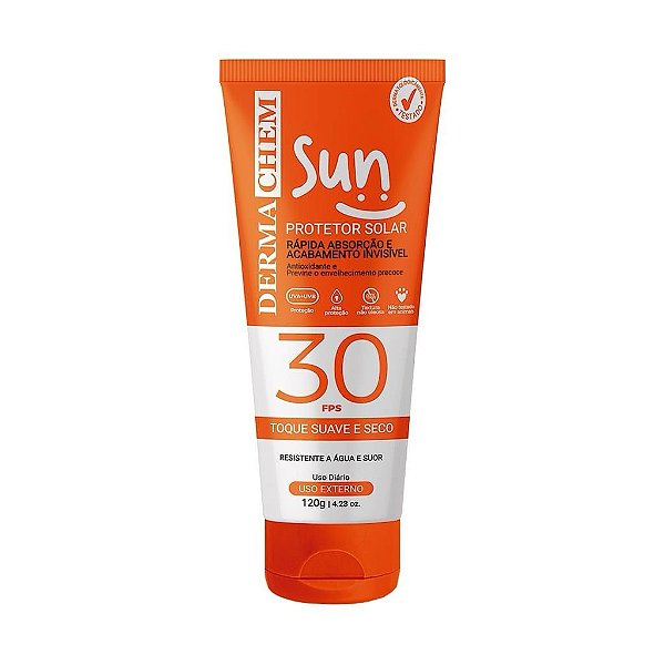 Protetor Solar Sun FPS 30 Dermachem 120G