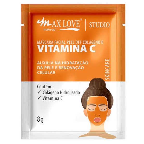 Máscara Facial Peel Off Vitamina C Max Love