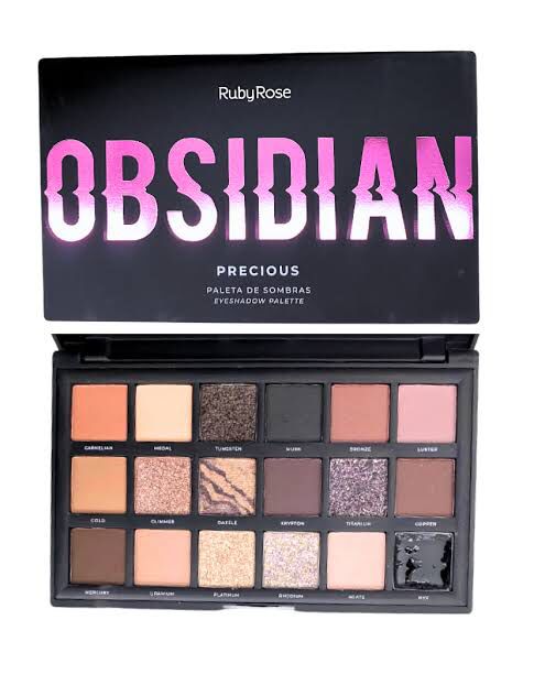 Paleta de Sombras Precious Obsidian Ruby Rose
