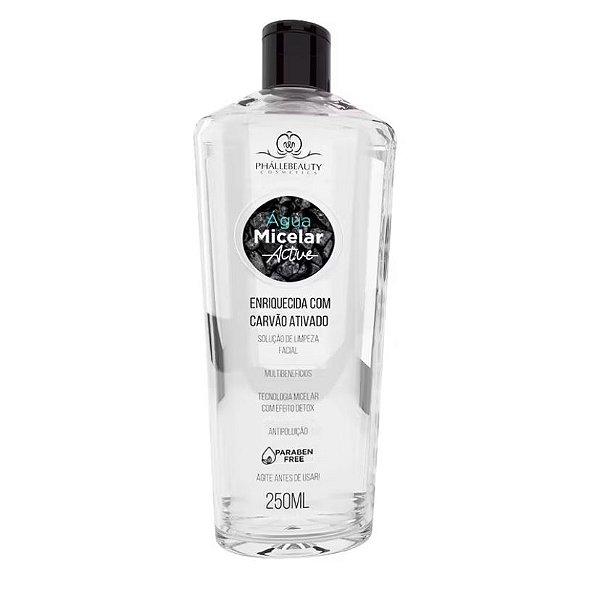 Água Micelar Active Carvão Ativado Phallebeauty